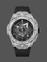 418.NX.1107.RX.1604.MXM20 Hublot Big Bang Sang Bleu II Titanium Pave