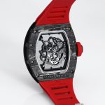 Richard Miller RM 055 NTPT Carbon Fiber Red Rubber Strap - Image 9