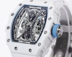 Richard Mille RM053-01 Pablo MacDonough Skeleton Dial White Rubber Strap - Image 5