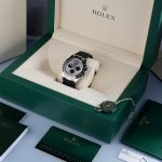 Rolex Daytona White Gold Steel Dial Oysterflex Strap116519ln-0027 Replica - Image 4