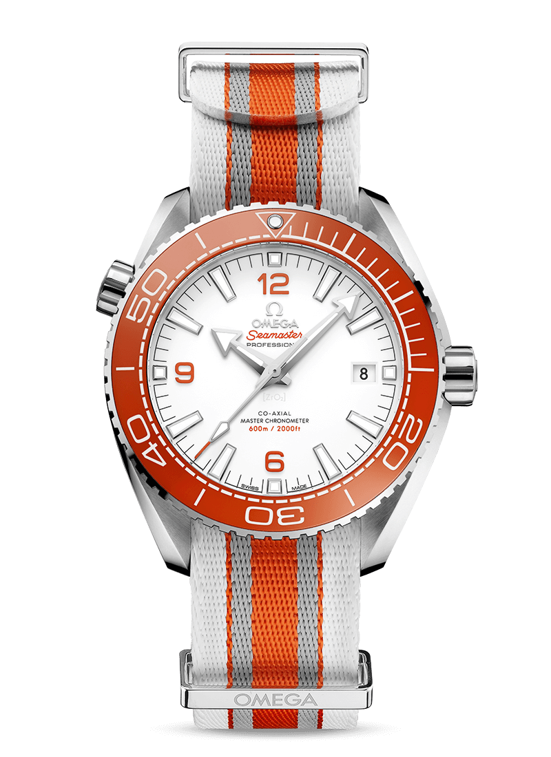 F727AF36-FDCA-256D-F146-4D444378F969 PLANET OCEAN 600M White / Orange 43.5mm - Image 1