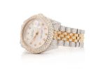 ICED OUT WATCHES ROLEX Datejust 41MM TWO TONE GOLD MOISSANITE 19.30CT - Image 3