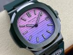 Patek Philippe Nautilus Green Rubber Purple Dial 5711 40MM Watch - Image 5