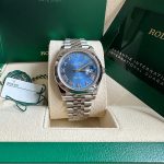 Rolex Datejust 41 Stainless Steel Blue Roman Dial Jubilee Bracelet Men's Watch M126300-0018 - Image 4