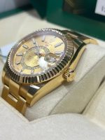 Rolex Sky-Dweller Champagne Dial, 18kt Yellow Gold Watch 326938-0003 - Image 4