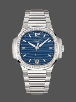 Patek Philippe Nautilus Ladies Stainless Steel Blue Dial 7118 1200A 001 35mm